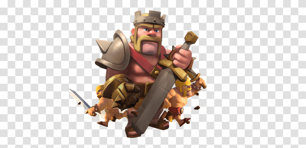 Barbarian King Coc Clash Of Clans King, Toy, Overwatch, Person, Human Transparent Png
