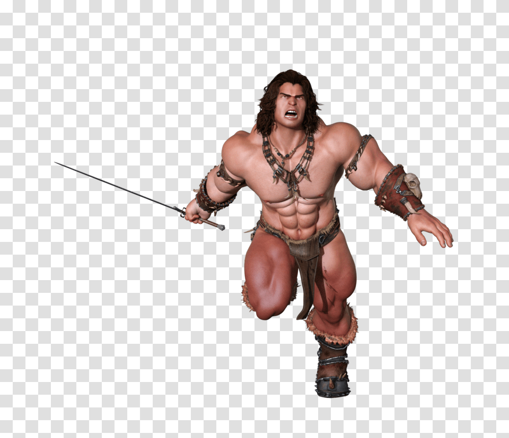 Barbarian, Person, Costume, Weapon, Photography Transparent Png