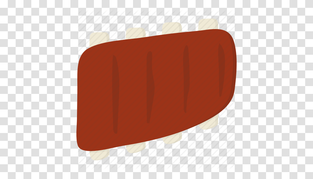 Barbecue Bbq Meat Ribs Icon, Food, Hot Dog, Cushion Transparent Png