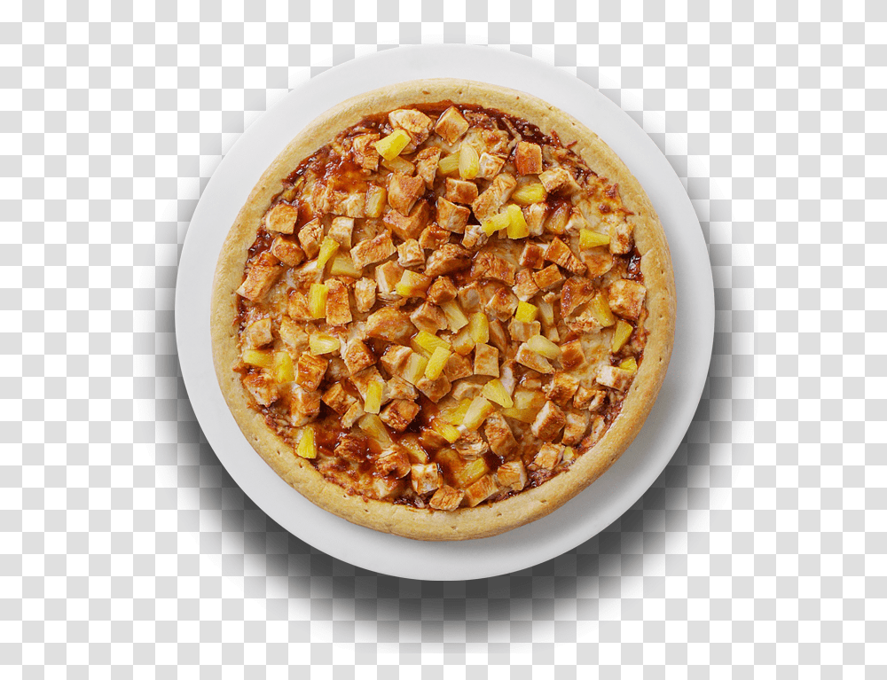 Barbecue Chicken Pizza Zwiebelkuchen, Food, Dish, Meal, Pasta Transparent Png