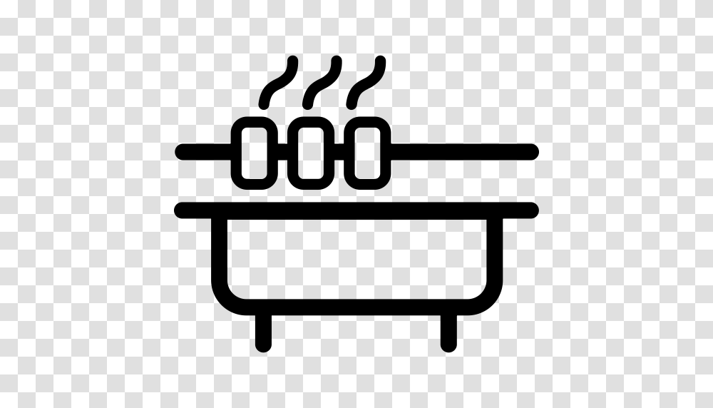 Barbecue Grill Grill Meat Icon With And Vector Format, Gray, World Of Warcraft Transparent Png