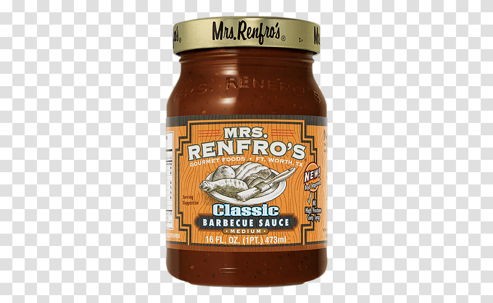 Barbecue Sauce Mrs Renfro's Bbq, Food, Beer, Alcohol, Beverage Transparent Png