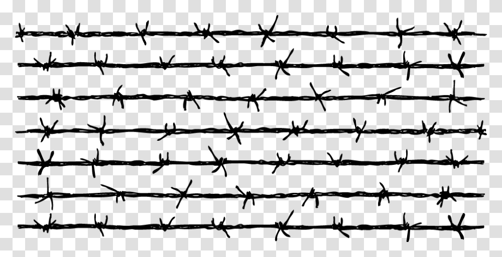 Barbed Wire Border Barbed Wire Fence, Bird, Animal, Airplane, Aircraft Transparent Png