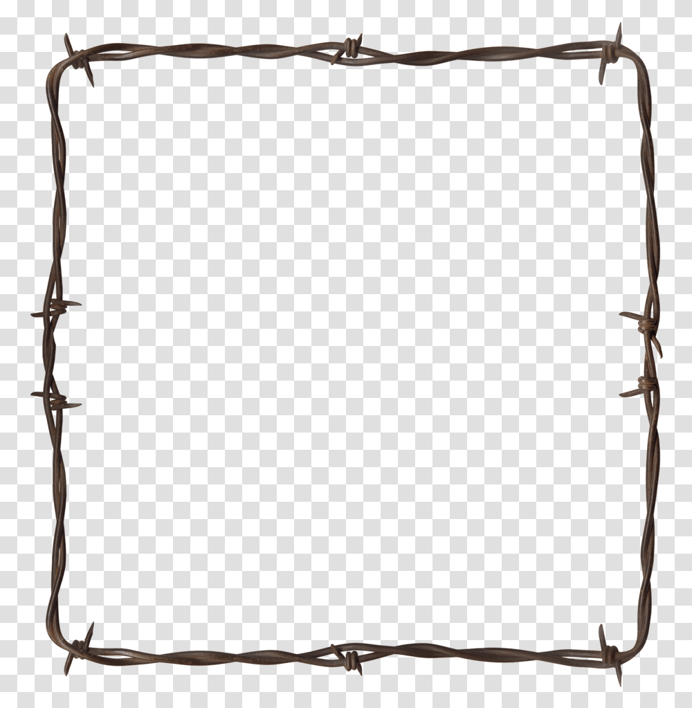 Barbed Wire Border Clipart Download Barbed Wire Border, Bow Transparent Png