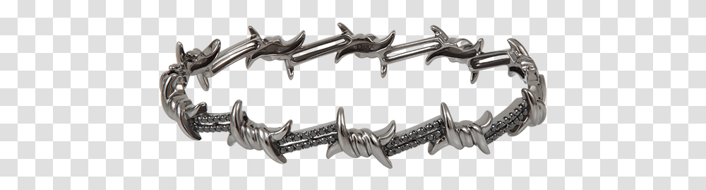 Barbed Wire Diamond Bracelet For Men Gold, Weapon, Weaponry, Blade, Sword Transparent Png