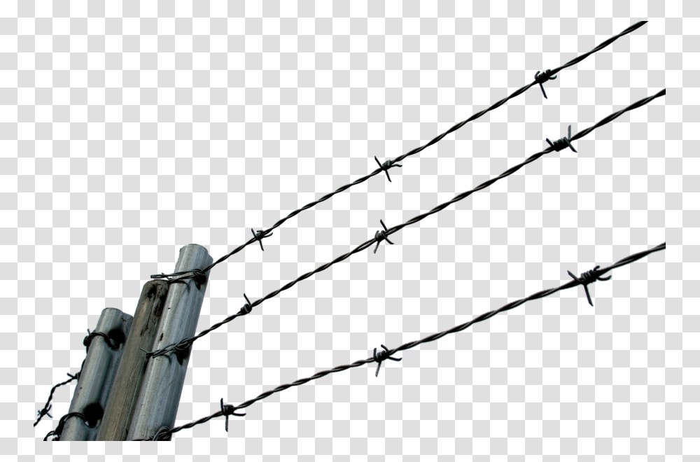 Barbed Wire Fence Clip, Bow, Utility Pole Transparent Png