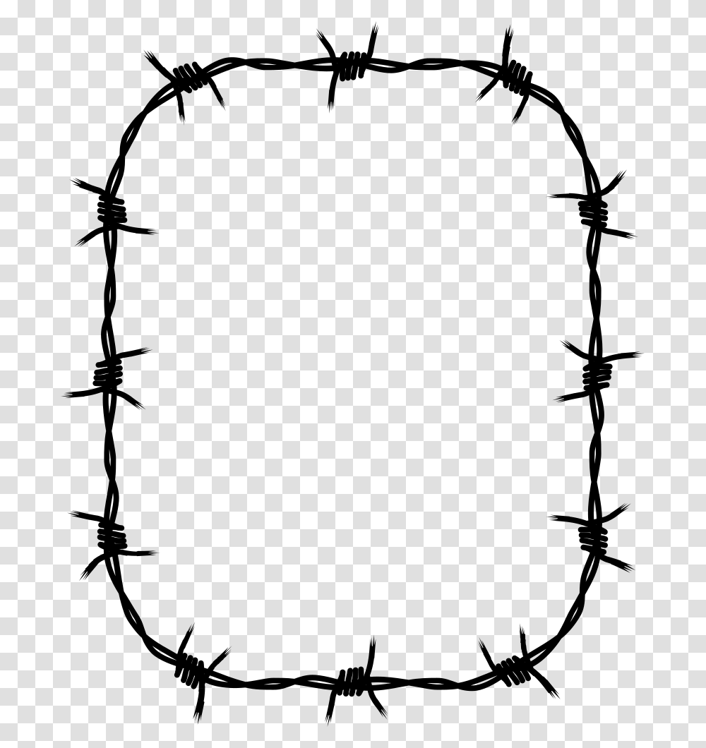 Barbed Wire Frame, Gray, World Of Warcraft Transparent Png