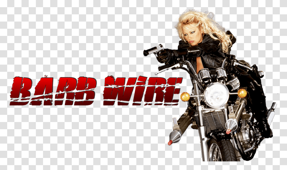 Barbed Wire Movie Poster, Motorcycle, Vehicle, Transportation, Person Transparent Png