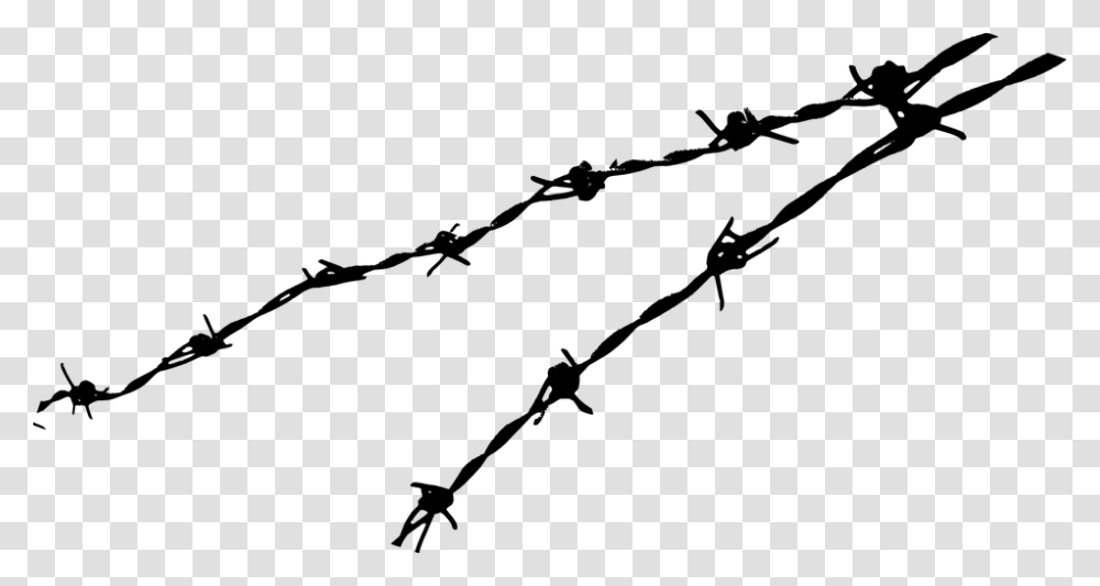 Barbed Wire Rotated Keep Out Danger Safe, Gray, World Of Warcraft Transparent Png