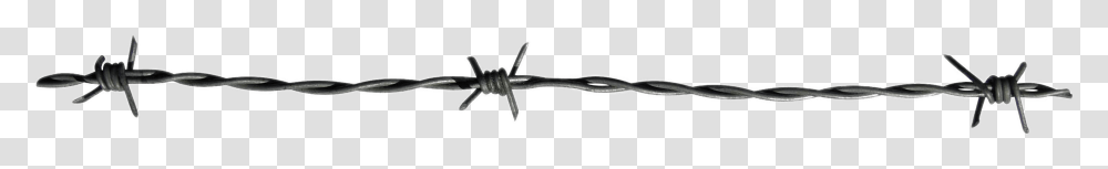 Barbed Wire Single Thread Barbed Wire, Weapon, Weaponry, Blade, Scissors Transparent Png