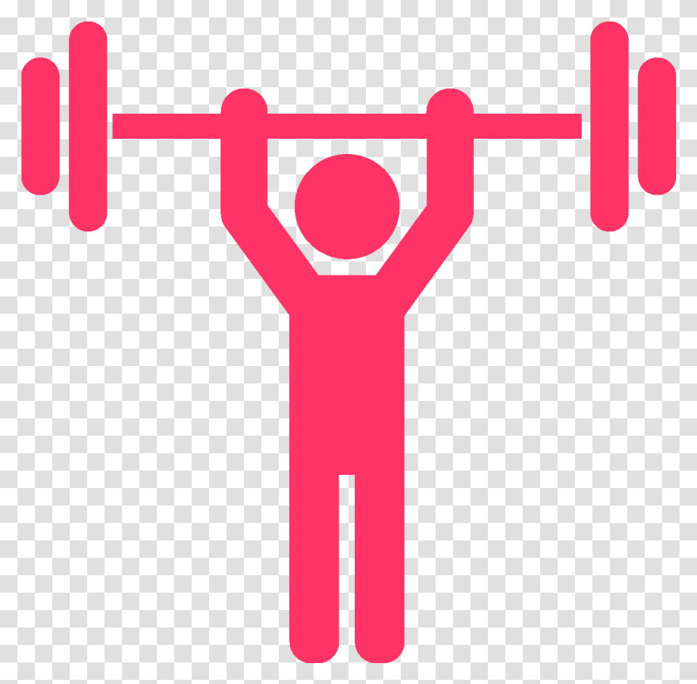 Barbell Clipart Jpeg Download Strength And Conditioning Icon, Tool, Cross, Slingshot Transparent Png