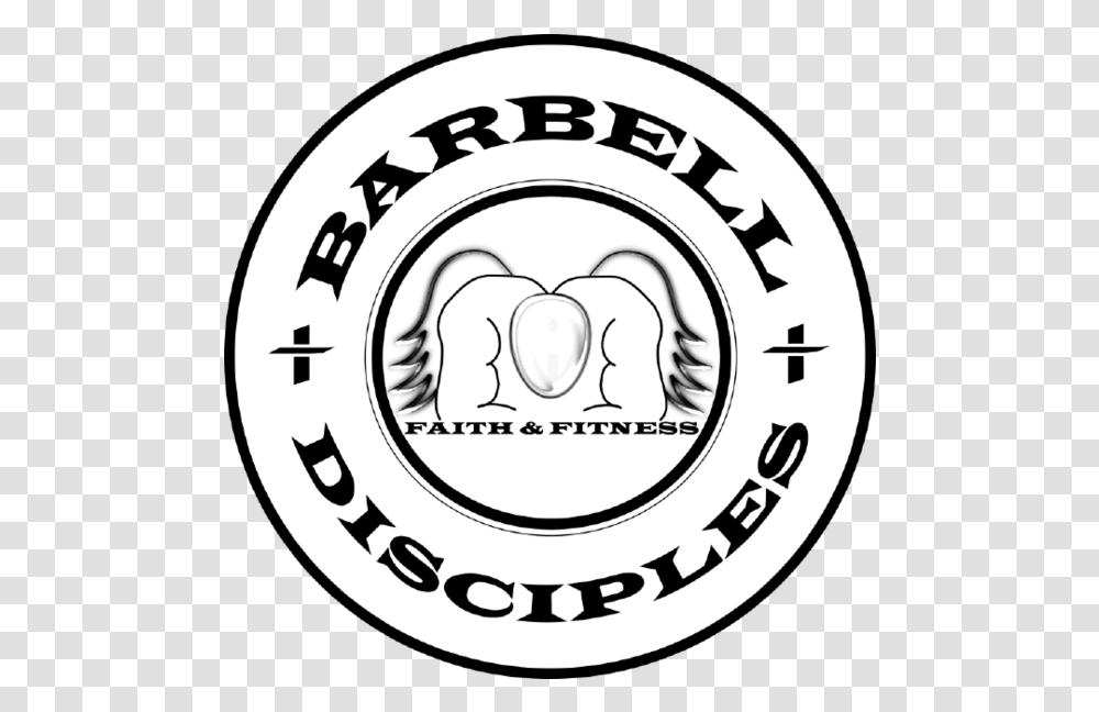 Barbell Disciples Centerton Arkansas Circle, Logo, Symbol, Text, Badge Transparent Png