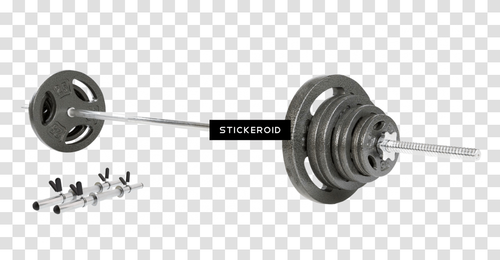 Barbell Equipments Gym Sports Barbell, Spoke, Machine, Wheel, Gear Transparent Png