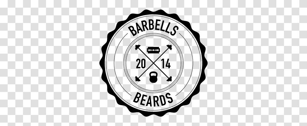 Barbells Amp Beards Label Cup Cake, Logo, Trademark, Emblem Transparent Png