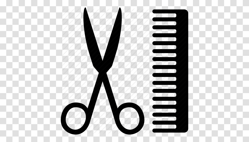 Barber Barbershop Comb Grooming Hairdresser Salon Scissors Icon, Weapon, Weaponry, Blade, Shears Transparent Png