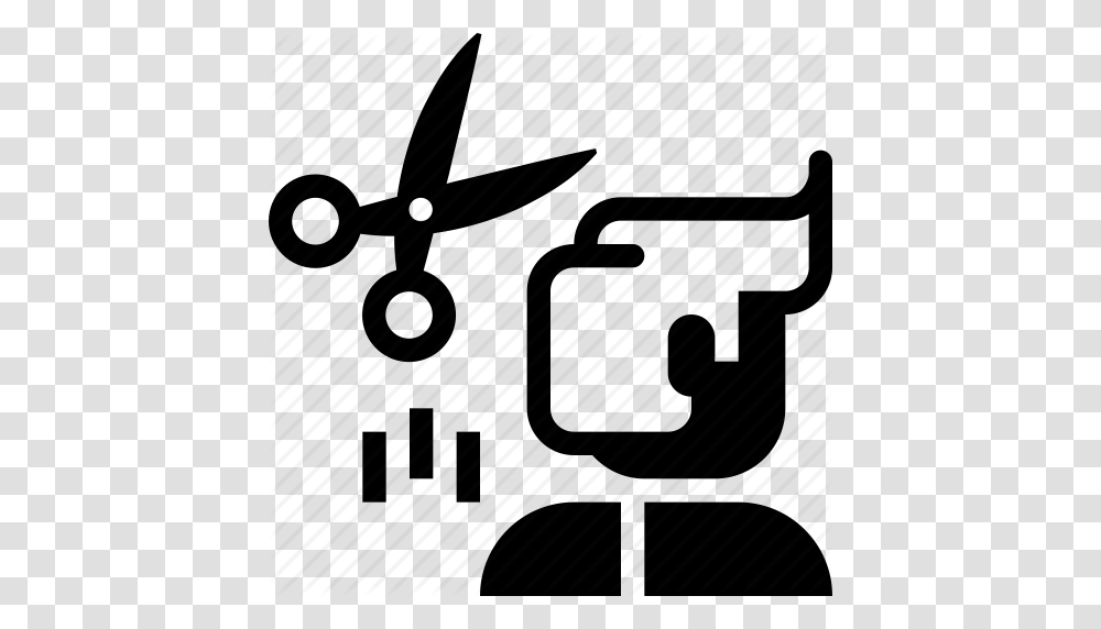 Barber Barbershop Cut Cutting Hair Haircut Scissors Icon, Number, Alphabet Transparent Png