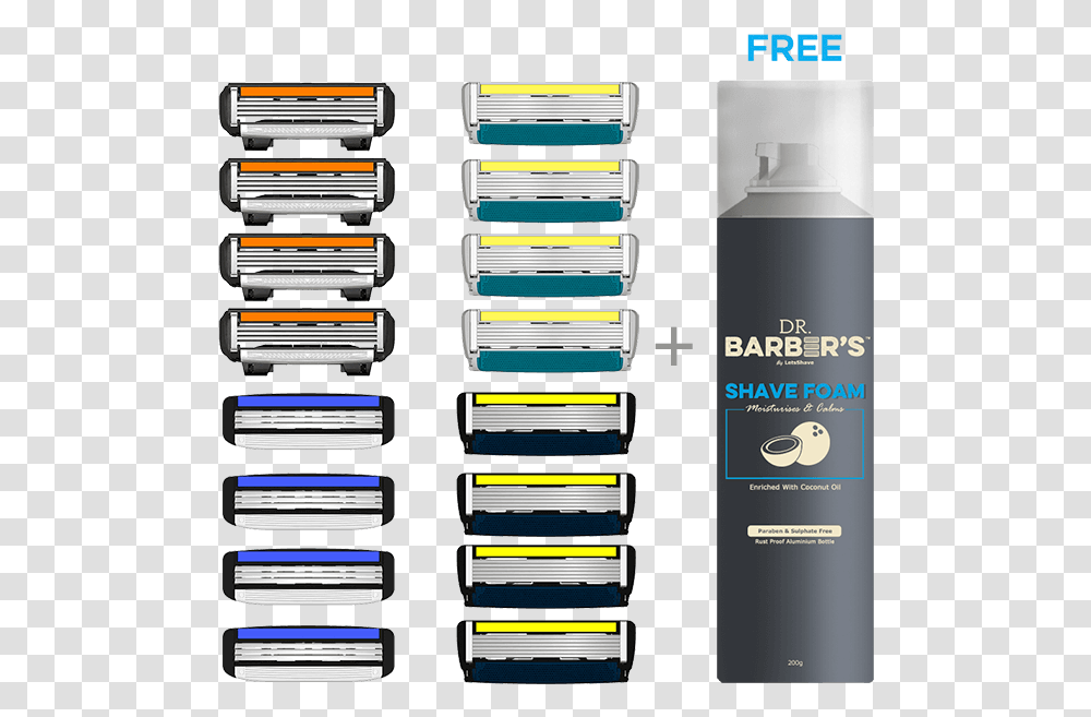 Barber Blade Barber S Studio Label, Aluminium, Tin, Spray Can Transparent Png