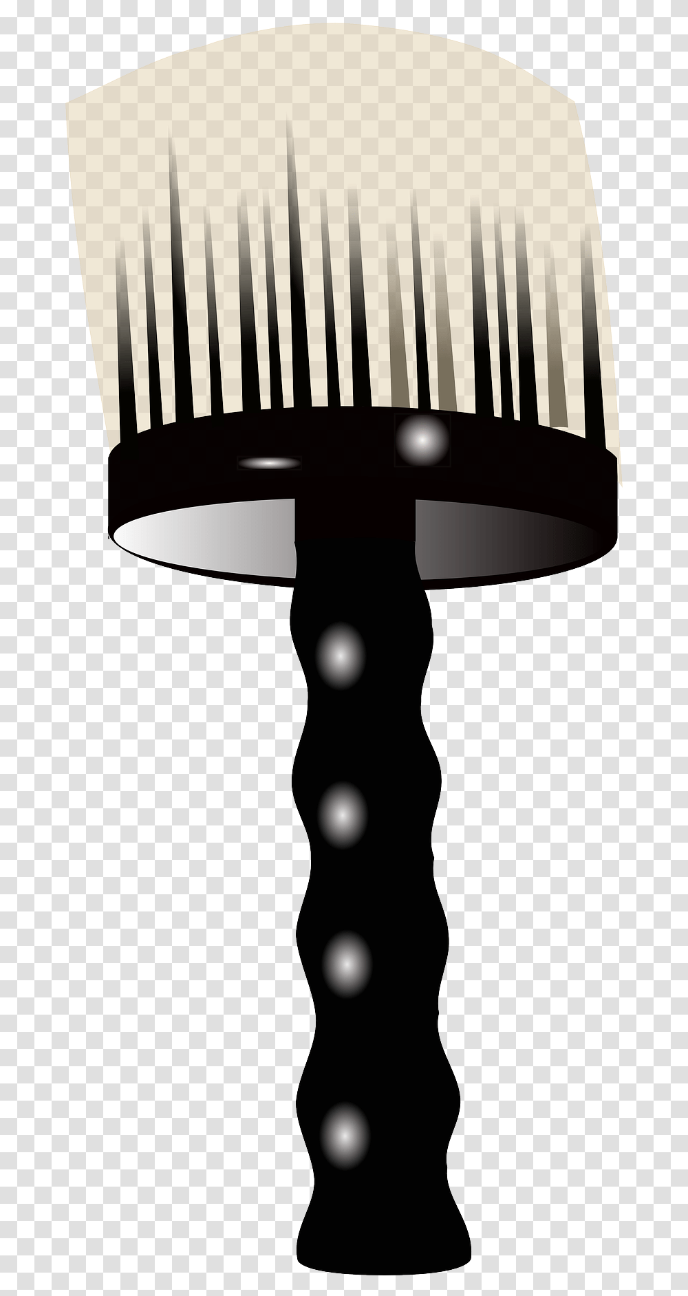 Barber Brush Drawing Paintbrush, Lamp, Lampshade, Table Lamp Transparent Png