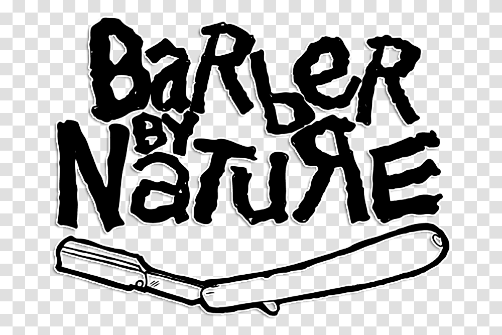 Barber By Nature, Stencil Transparent Png