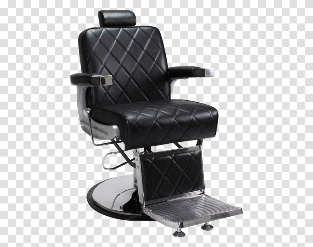 Barber Chair, Furniture, Armchair, Cushion Transparent Png