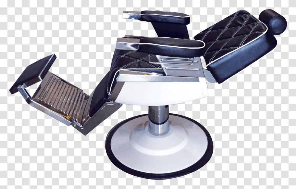 Barber Chair, Furniture, Cushion, Vehicle, Transportation Transparent Png