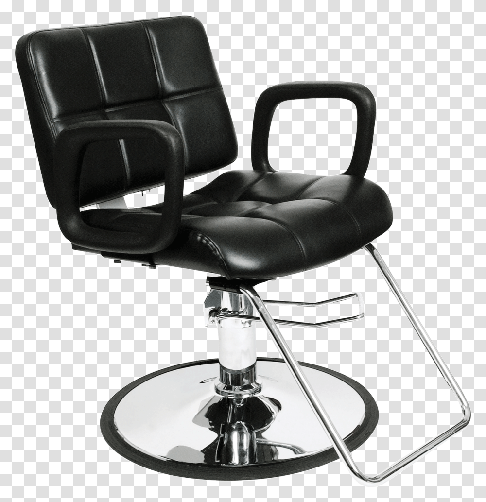 Barber Chair Hairdresser Chair, Furniture, Armchair Transparent Png
