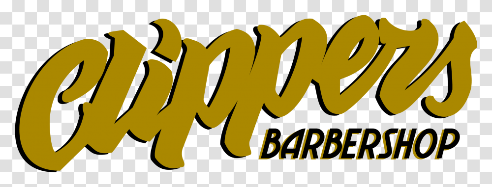 Barber Clippers Calligraphy, Label, Alphabet, Word Transparent Png