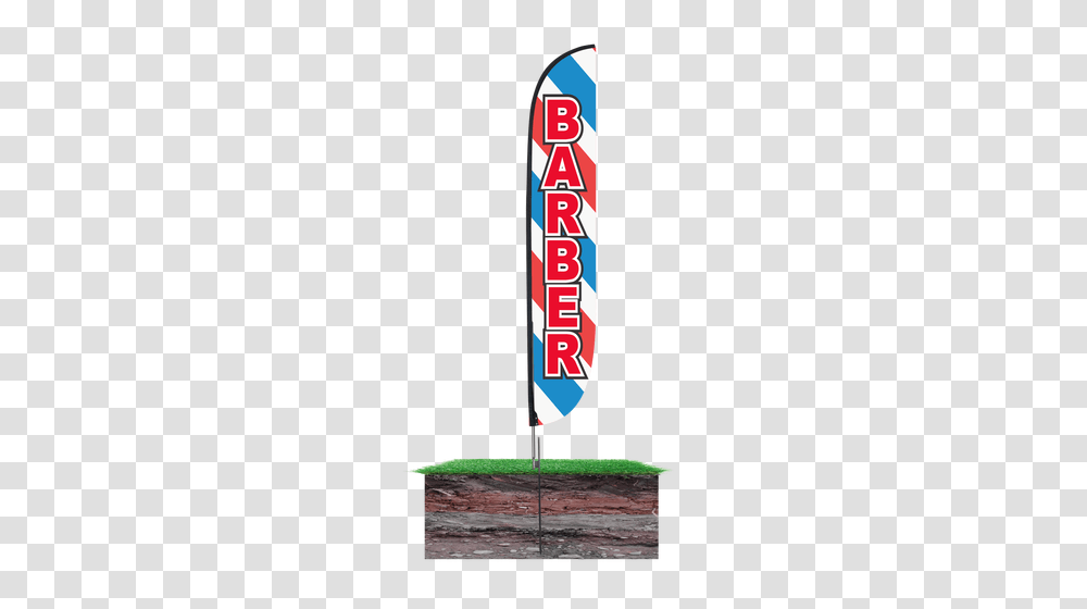 Barber Feather Flag Barber Pole, Arrow, Wood Transparent Png