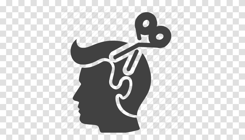 Barber Hair Haircut Man People Service Icon, Alien, Drawing, Skeleton Transparent Png