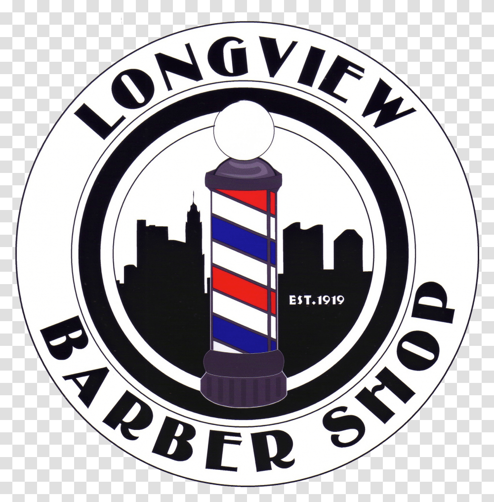 Barber Pole Barber, Logo, Trademark, Emblem Transparent Png