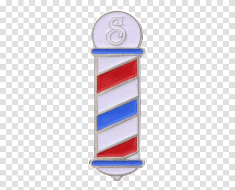 Barber Pole Enamel Pin Suavecito Hair Pomade Barber Products, Handrail, Wand, Furniture, Cutlery Transparent Png
