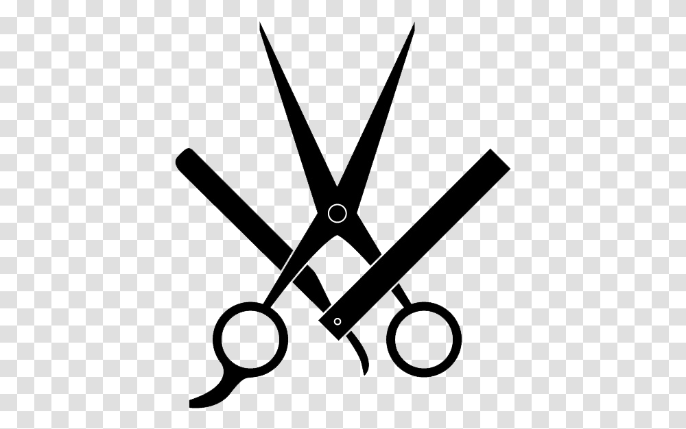 Barber Scissors And Razor, Weapon, Weaponry, Blade, Bow Transparent Png