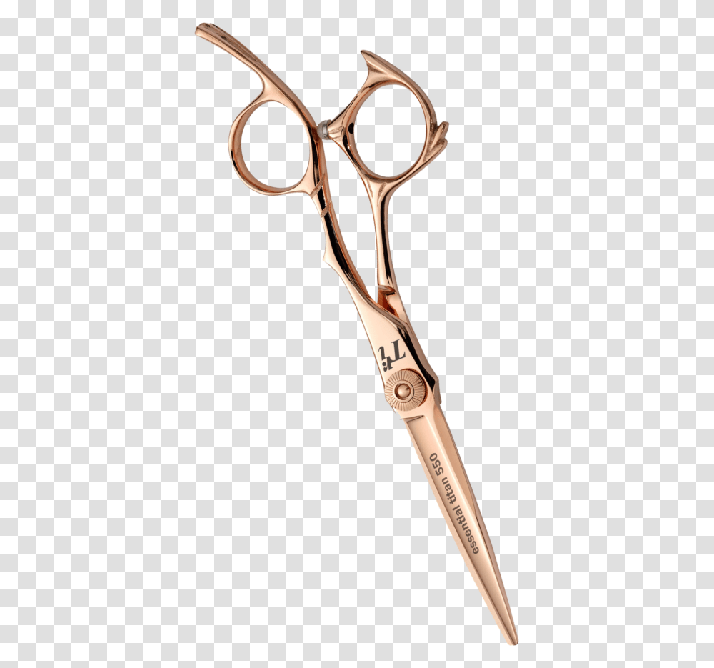 Barber Scissors Rose Gold Scissors, Blade, Weapon, Weaponry Transparent Png