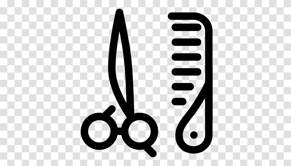 Barbers Hair Hairdresser Icon With And Vector Format, Gray, World Of Warcraft Transparent Png