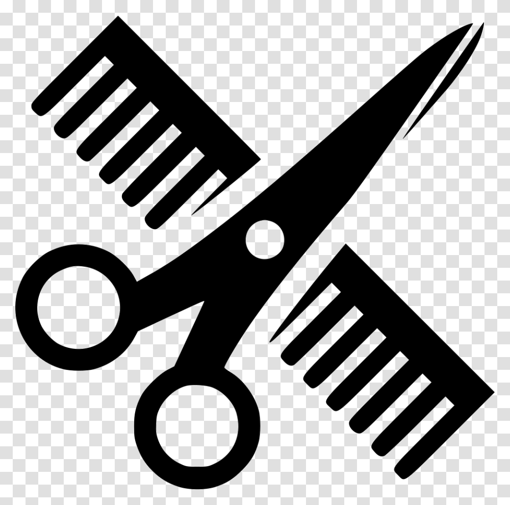 Barbershop Barber, Comb, Scissors, Blade, Weapon Transparent Png