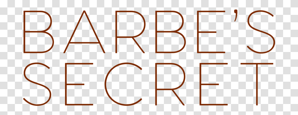 Barbes Secret Tan, Alphabet, Number Transparent Png