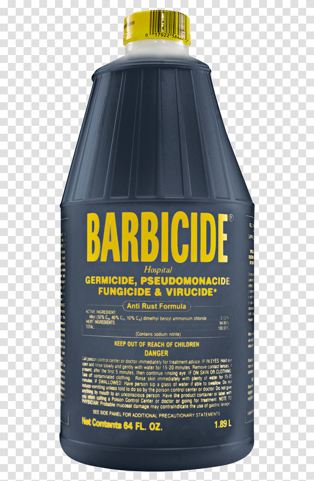 Barbicide Label, Tin, Can, Beer Transparent Png