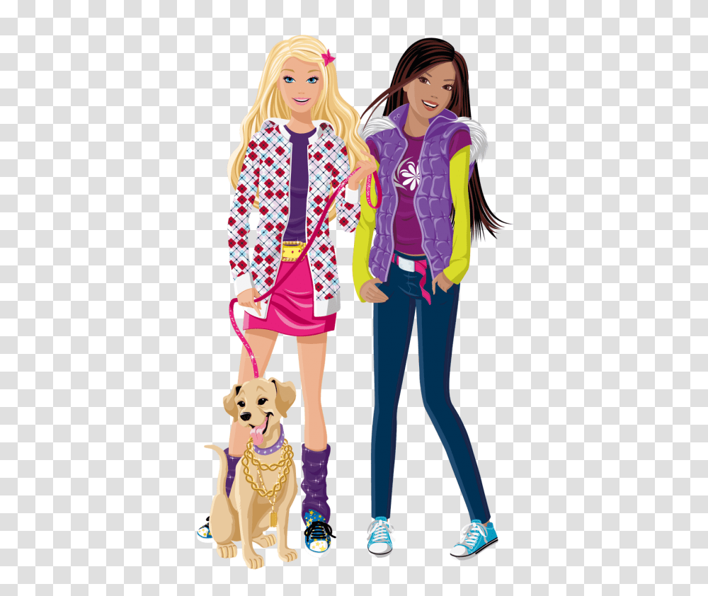 Barbie And Friend, Person, People, Costume, Girl Transparent Png