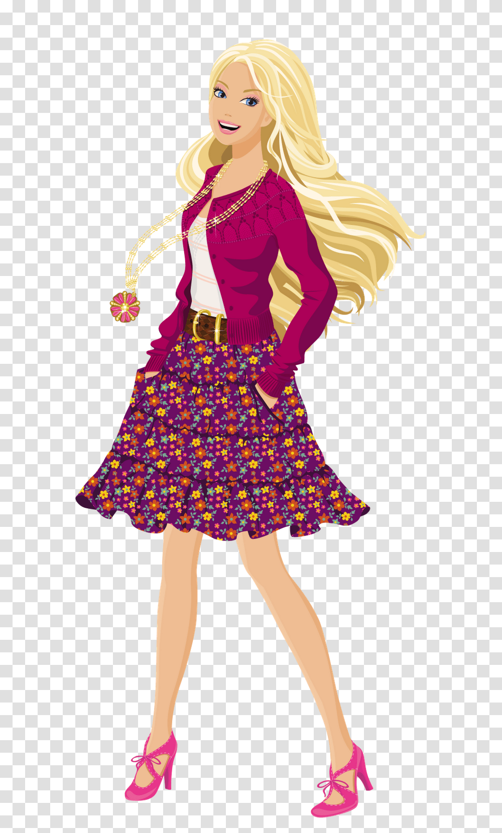 Barbie, Character, Dress, Person Transparent Png