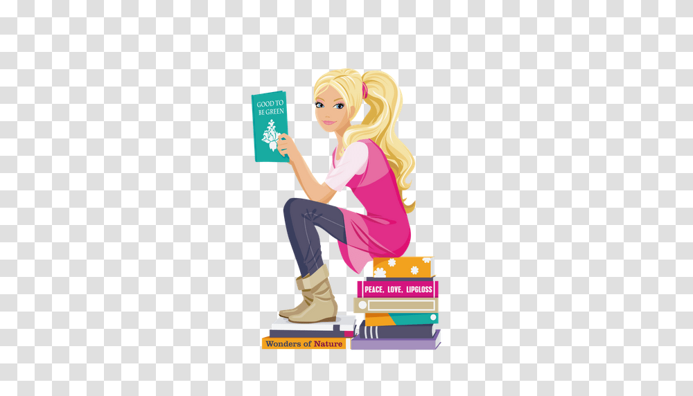 Barbie, Character, Person, Human, Book Transparent Png