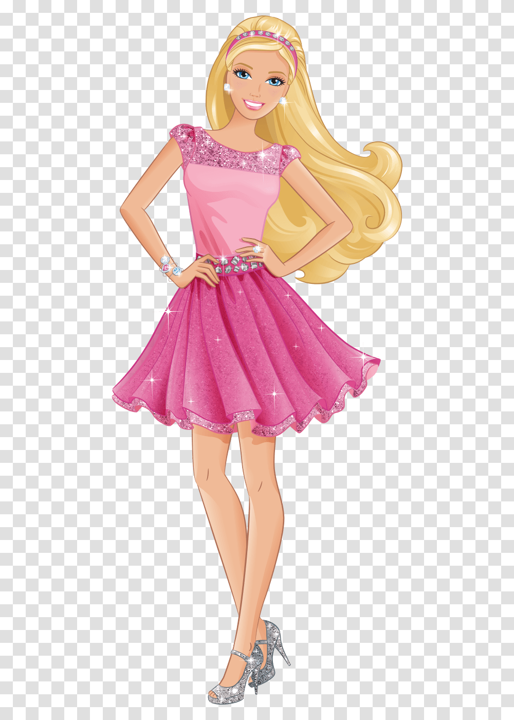 Barbie, Character, Skirt, Doll Transparent Png