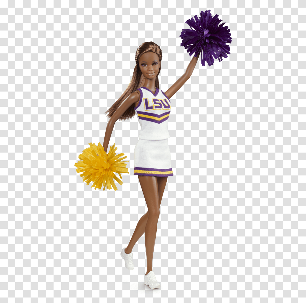 Barbie Cheerleader Outfit For Dolls, Toy, Figurine, Person, Human Transparent Png