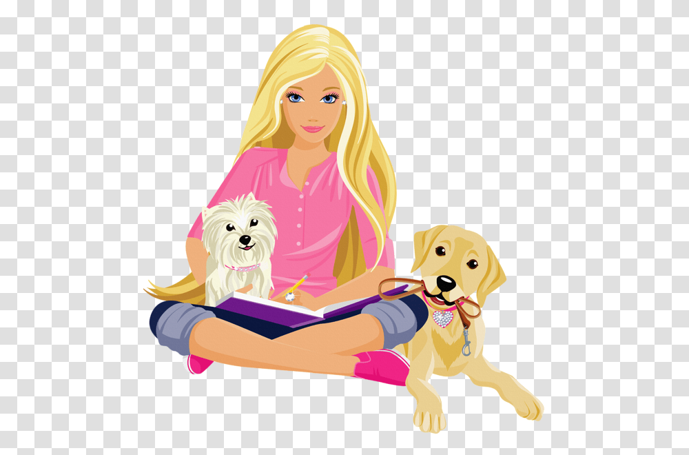 Barbie Clipart Barbie, Person, Animal, Pet, Girl Transparent Png