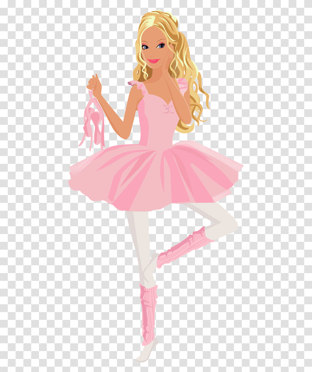 Barbie Clipart Cartoons Cartoon Barbie Doll, Ballet, Dance, Person, Human Transparent Png