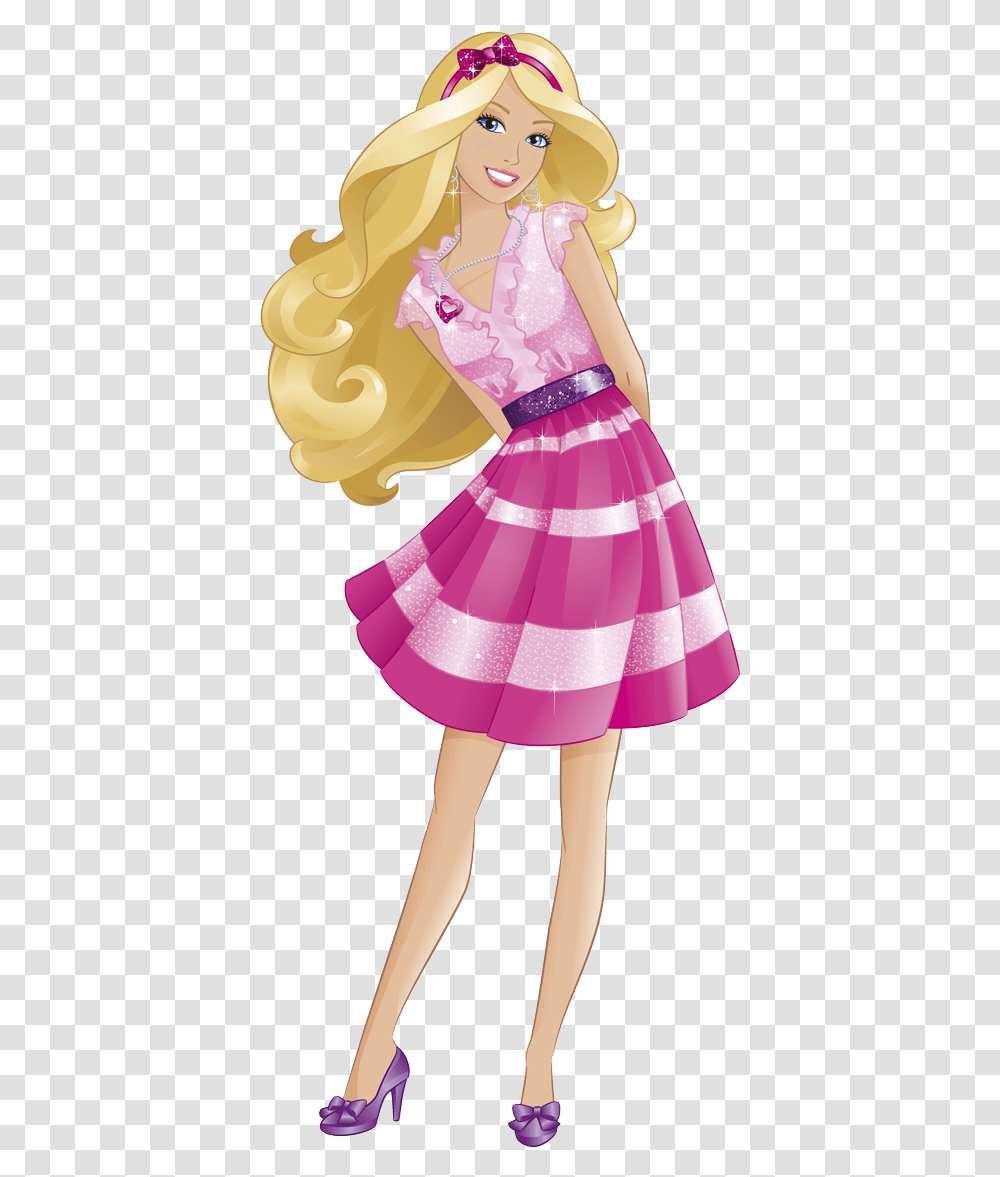 Barbie Clipart Free Barbie, Dress, Clothing, Apparel, Skirt Transparent Png