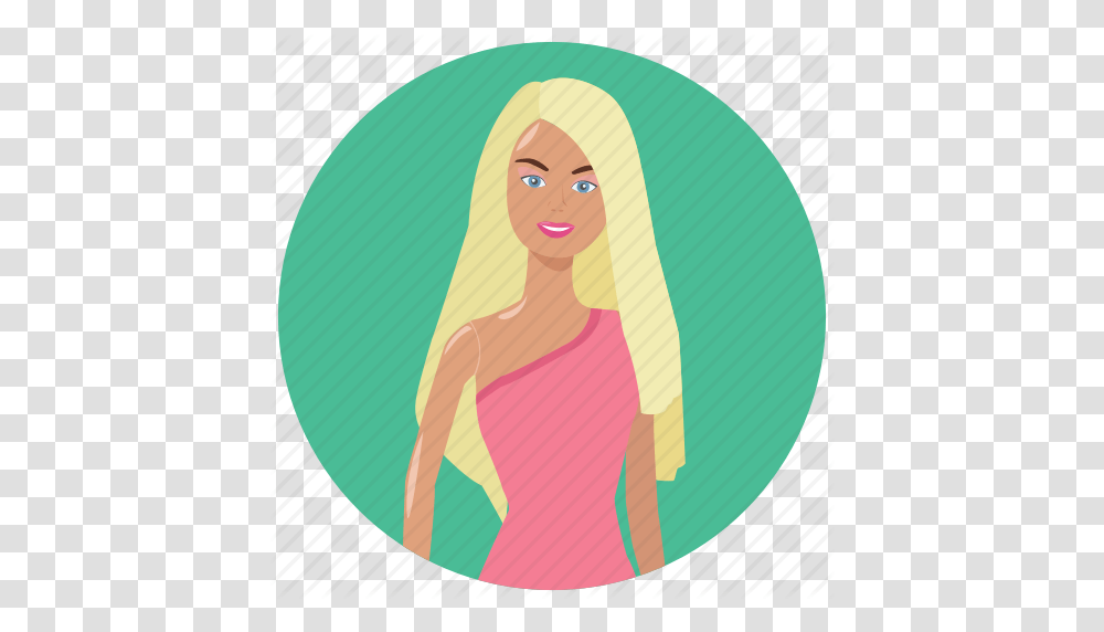 Barbie Doll Games Girl Kids Toys Icon, Figurine, Female, Food Transparent Png