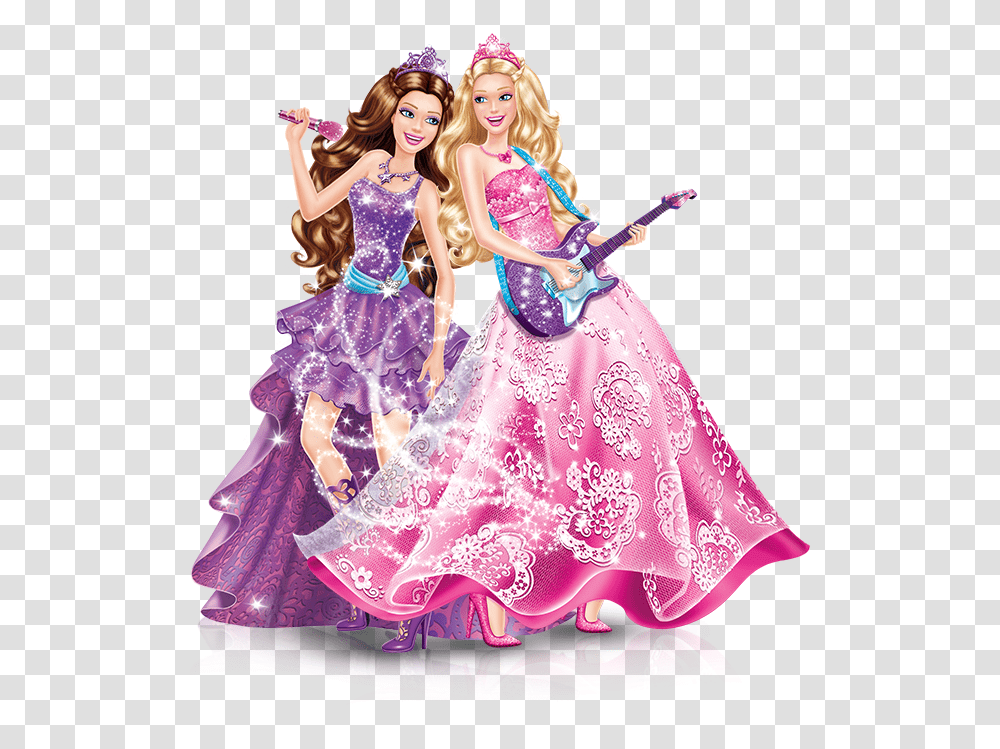 Barbie, Doll, Toy, Figurine, Guitar Transparent Png