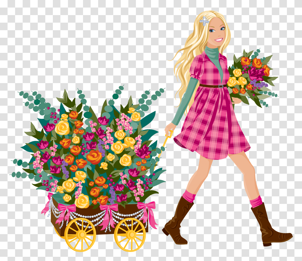 Barbie Drawing Clip Art, Dress, Person Transparent Png