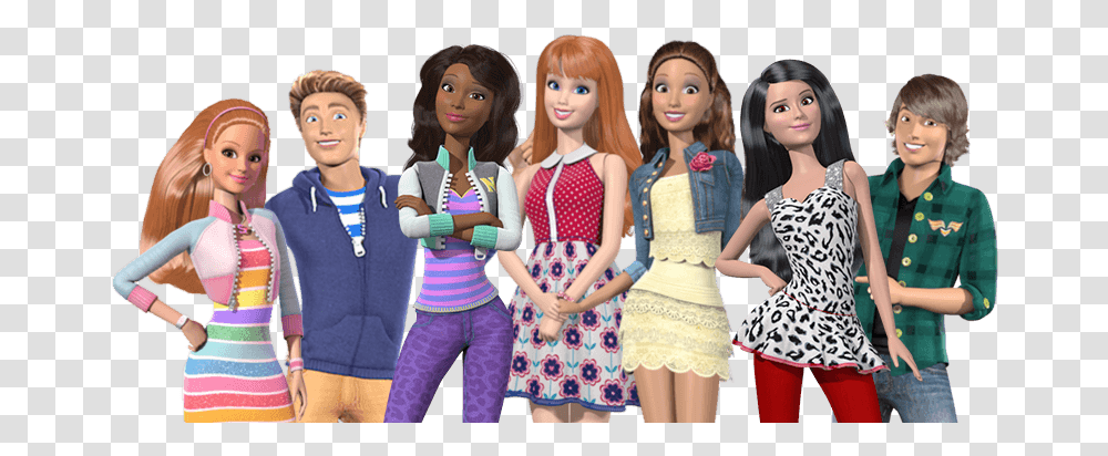 Barbie Friends Barbie And Friends, Person, Human, Doll, Toy Transparent Png