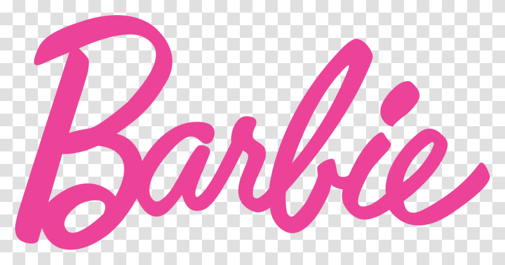 Barbie Girl Logo, Label, Calligraphy, Handwriting Transparent Png